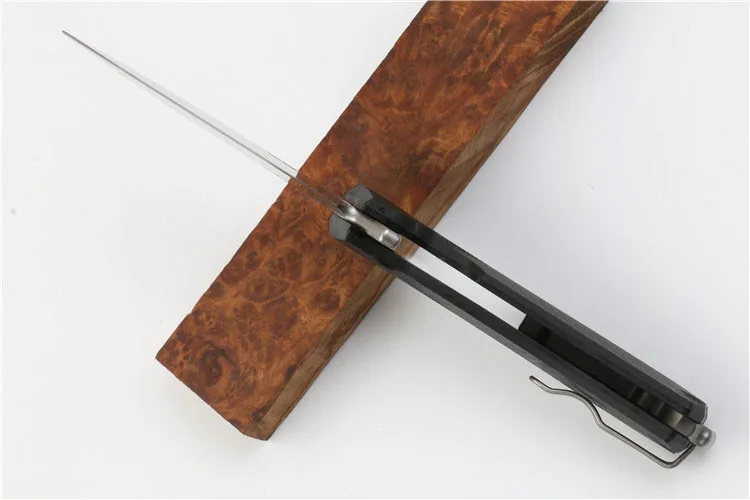 Складной карманный нож JUFULE KUR тактический клинок из стали D2 рукоятка G10 с