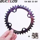 Звезда из алюминиевого сплава для велосипеда BUCKLOS 104 BCD, 32T 34T 36T 38T, 891011 скоростей