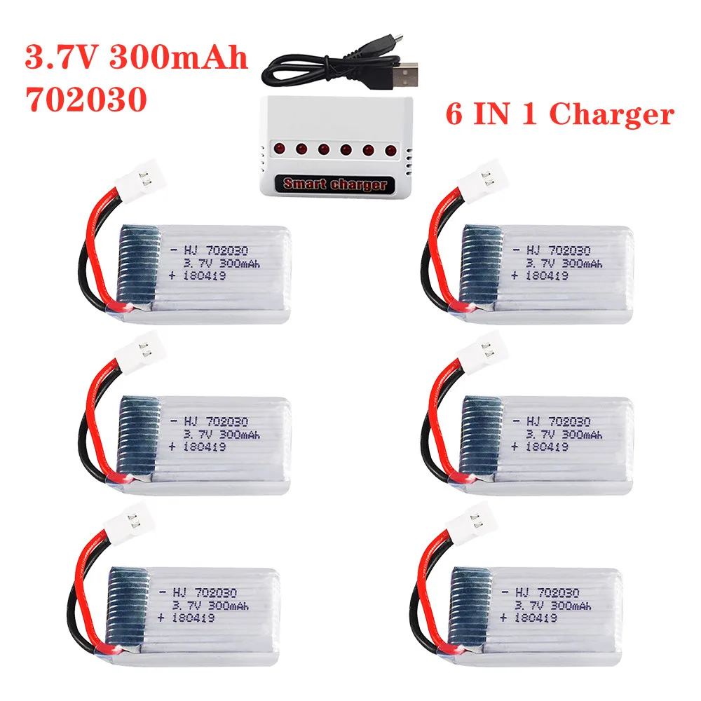 Литий-полимерный аккумулятор 3,7 в 300 мАч + зарядное устройство или линейный набор для Syma X11 E55 FQ777 FQ17W F180 FY530 U816 U816A U830 X100 H107 S39-1