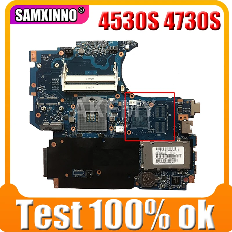 Материнская плата для ноутбука HP 4530S 4730S HM65 646246-001 658341-001 100% рабочий | Компьютеры и