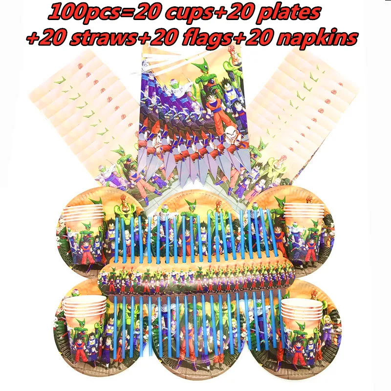 Сон Гоку вечерние комплект с изображением супер героя для мальчиков