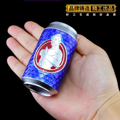 7cm energy beverage Джедай курица игра метание оружие слеза газ бомба высокой взрывной мусора граната дымовая шашка Модель Подвеска ручной работы - Цвет: 7cm energy beverage