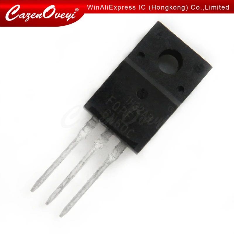 10 шт./лот FQPF6N60C TO-220 6N60C 6N60 TO220 FQPF6N60 TO-220F Новый МОП полевой транзистор 10 шт./лот FQPF6N60C TO-220 6N60C 6N60 TO220 FQPF6N60 TO-220F Новый МОП полевой транзистор