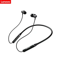 lenovo he05 earphone bluetooth headphone wireless headset neckband waterproof sport music earbud with microphone noise reduction