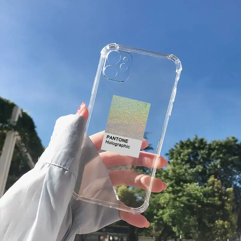 

Flower Summer Pink Phone Case Transparent for Clear iPhone 11 12 8 7 6 6S XS MAX Plus X 5S SE 2020 XR mini pro