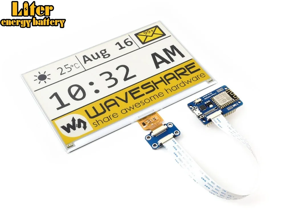 Waveshare универсальная электронная бумажная плата ESP8266 WiFi Беспроводная
