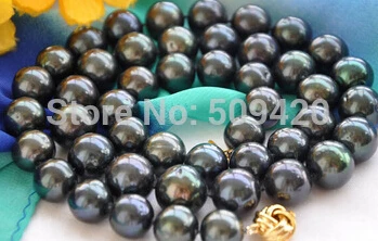 free shipping &gt&gt&gt&gtHuge 18&quot 11mm ROUND BLACK FRESHWATER PEARL NECKLACE | Украшения и аксессуары