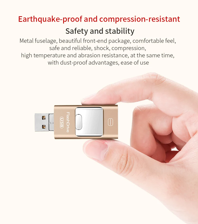 Otg USB флэш накопитель 3 в 1 для iPhone X/8/7/7 Plus/6/6s/5/SE/ipad Usb 0 HD флешка 16 ГБ 32 64 128 256 ГБ|USB