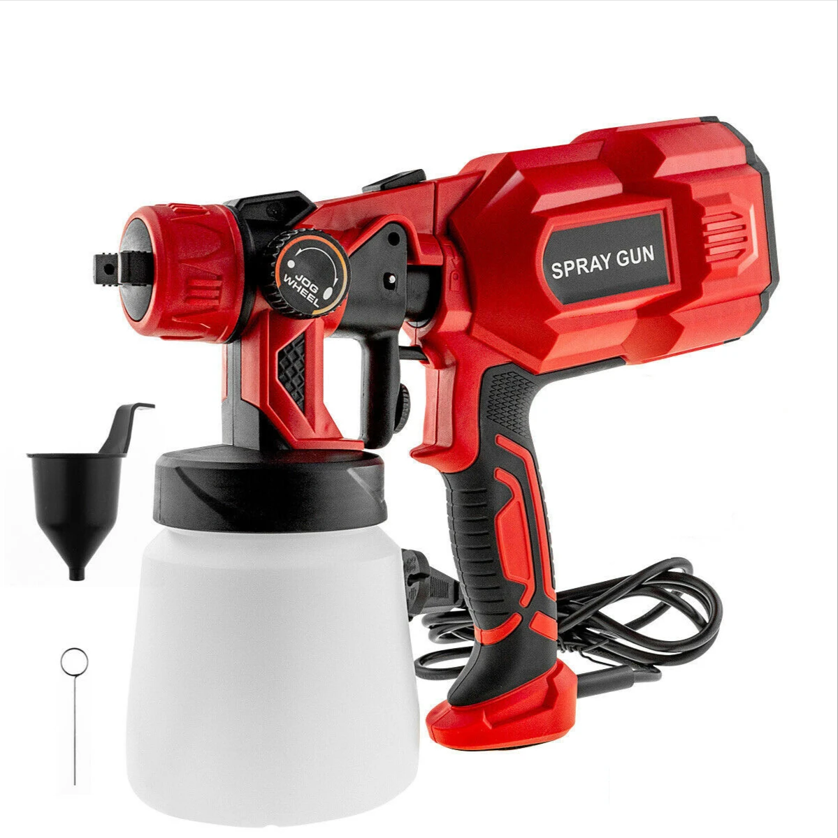 Portable and detachable electric high-pressure atomizing spray gun paint spraying tool 550W
