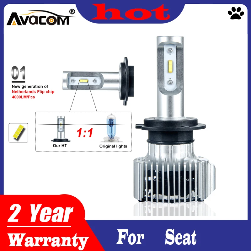 H7 светодиодная лампа для автомобильных фар H4 LED H11 H1 9005 HB3 9006 HB4 12V 8000Lm Автомобильная