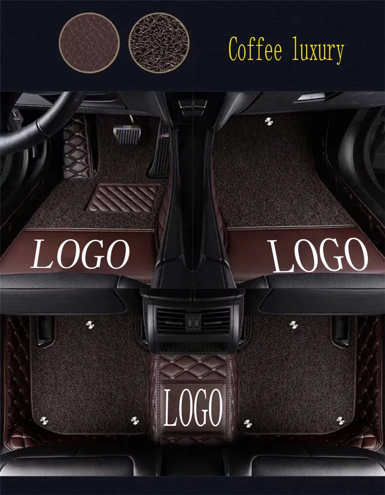 Автомобильные коврики с логотипом/фирменным логотипом для Toyota Camry Corolla RAV4 Mark X Crown