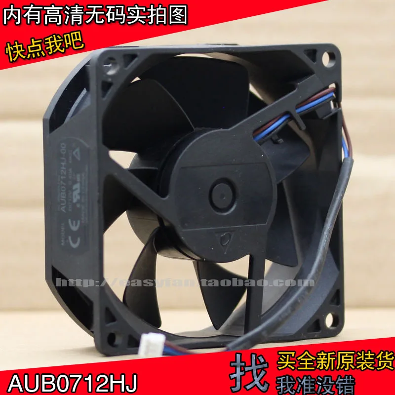 

Brand new original Delta AUB0712HJ-00 projector fan BKC DC12V 0.4A three wire cooling fan cooler