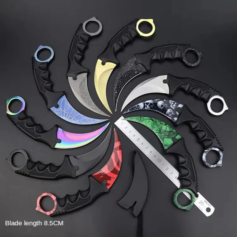 

Self-Defense Battle Wolf Eagle Claw Knife CSGO Claw Knife Outdoor Portable Wildlife Survival Convenient Butterfly Knife