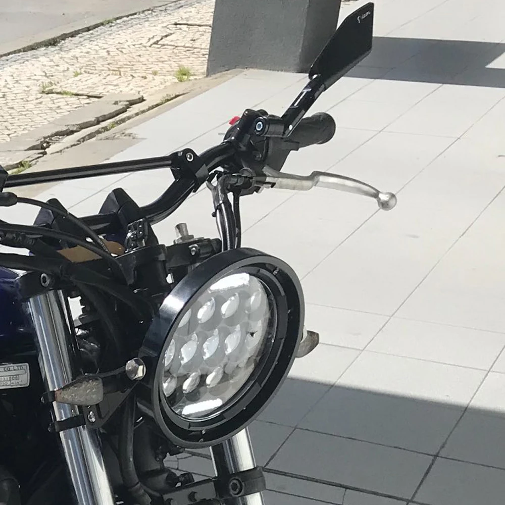 Мотоциклетная светодиодная фара 7 дюймов в стиле ретро для Honda Hornet 900 Cafe Racer 883 Sportster