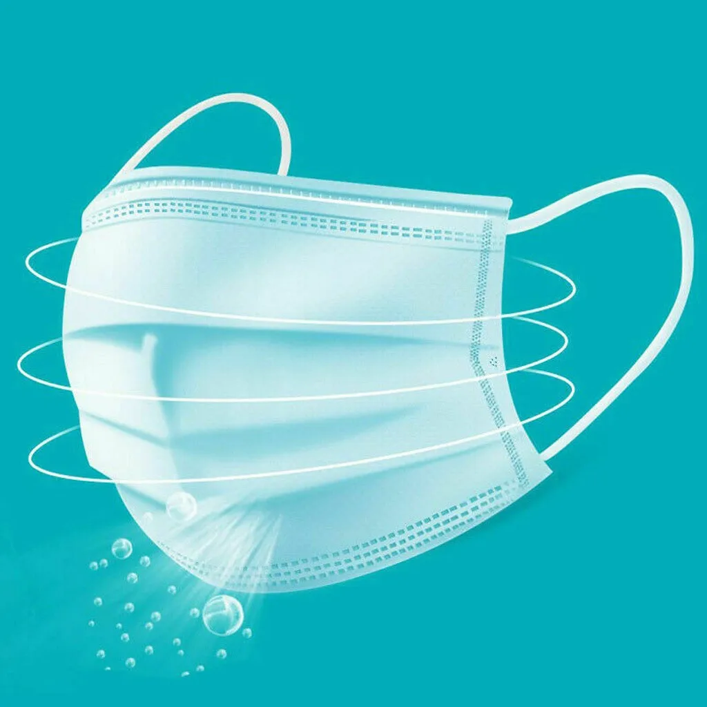 Уход за кожей лица маска для 10 шт. одноразовые нетканые Mouthmask трехслойный фильтр