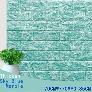 70X77CM 70*77 3D плиточная панель наклейка на стену DIY пенопластовые наклейки школа детский сад Настенные обои-покрытие детская спальня декор для гостиной - Цвет: 70X77CM