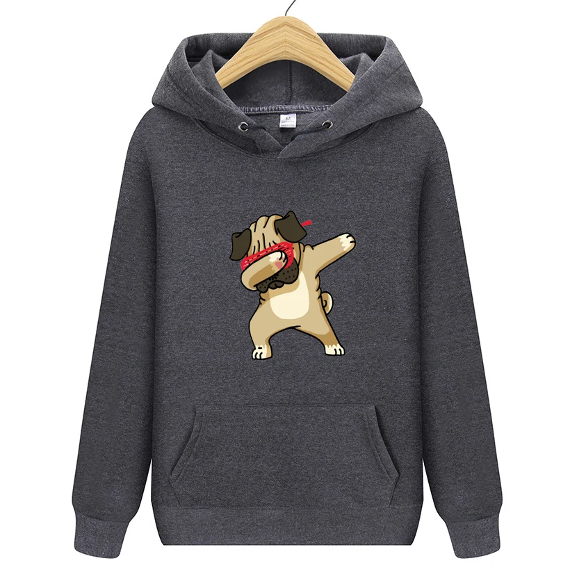 

Winter Hoodie Ladies Sweatshirt Harajuku Dog Eyes Closed Jump Print Hooded Aesthetic Hoodie Spring Gothic Style Hoodie