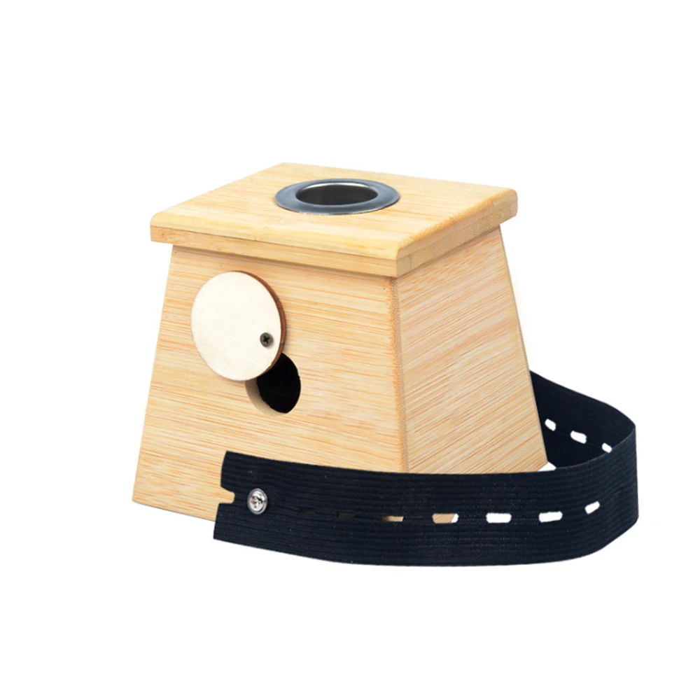 Бамбуковая коробка для мокса с одним отверстием держатель моксы шеи рук спины