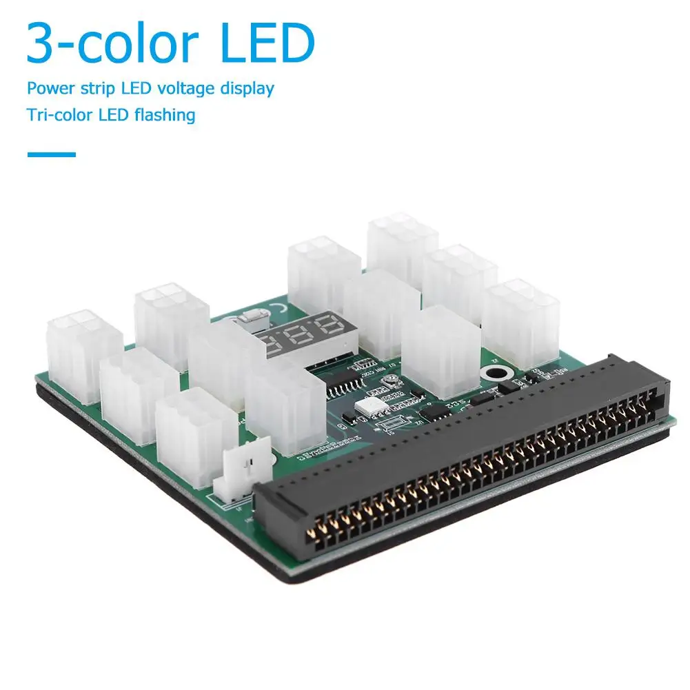 12 X 6Pin Питание адаптер 3 цвета светодиодный 12V коммутационная плата