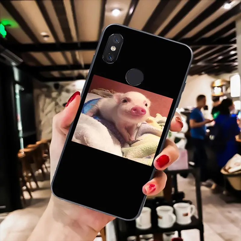 MaiYaCa милый маленький розовый питомец свинка чехол для телефона Xiaomi mi5 6 A1 A2 Lite Mi9 9SE