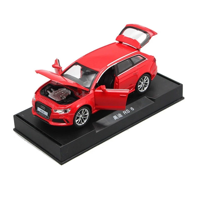 

1:32 Audi RS6 Car Model Alloy Car Die Cast Toy Car Model Pull Back Children's Toy Collectibles Free Shipping