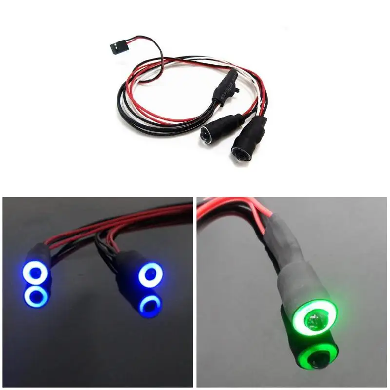 Новый 2 светодиодный светильник с ангельскими глазами демона на голову для 1/10 RC