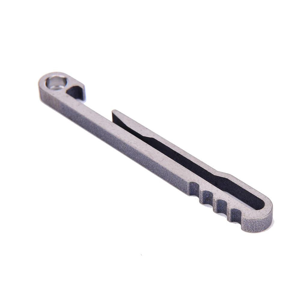 

Titanium Alloy EDC Key Ring Belt Clip Quick Draw Keychain Hanging Buckle Bottle Opener Pocket Clip Outdoor Tools