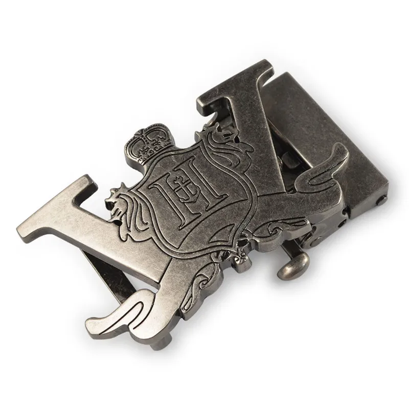 

ZLRPH High-grade retro alloy automatic buckle antique do old buckle head crown Three-dimensional buckle wholesale