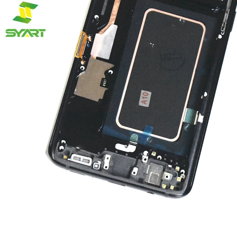 Pantalla LCD AMOLED sin puntos muertos para Samsung Galaxy S9 Plus, S9 +, G965, G965F, t&aacute;ctil, color negro con marco-4