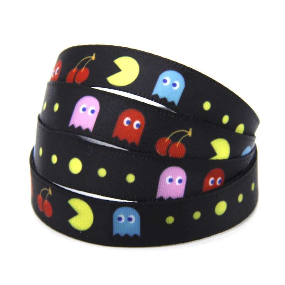 5 ярдов разноразмерная Репсовая лента в горошек для мультяшных персонажей