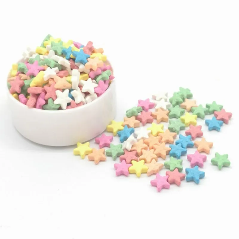 50 г съедобные звезды сахарные бусины чашка для помадки выпечки тортов звезда