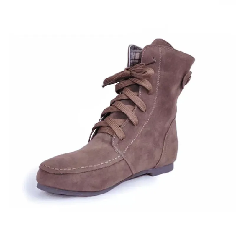 

Martin boots 2020 autumn and winter new fashion comfortable casual women's boots flat casual women's shoes large size 35-43