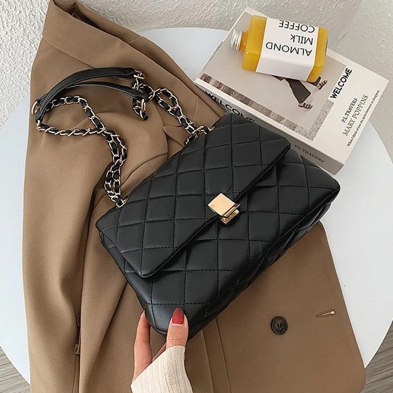 

Women's Small Black Bag Fashion Handbag Travel Brand Women Single Shoulder Bags Slant Cross Bag Simple Designer Large Capacity