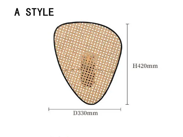 

Настенный светильник IWP из ротанга