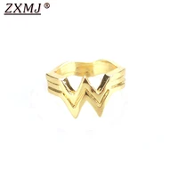 fashionable w logo ring gold fashion charm high quality rings crown individuality for gift unique ring for everyday wear