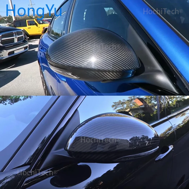 

Аксессуары для Alfa Romeo Giulia 2015 2016 2017 2018 2019 100%, натуральное углеродное волокно, боковая зеркальная крышка, сменная крышка s Shell