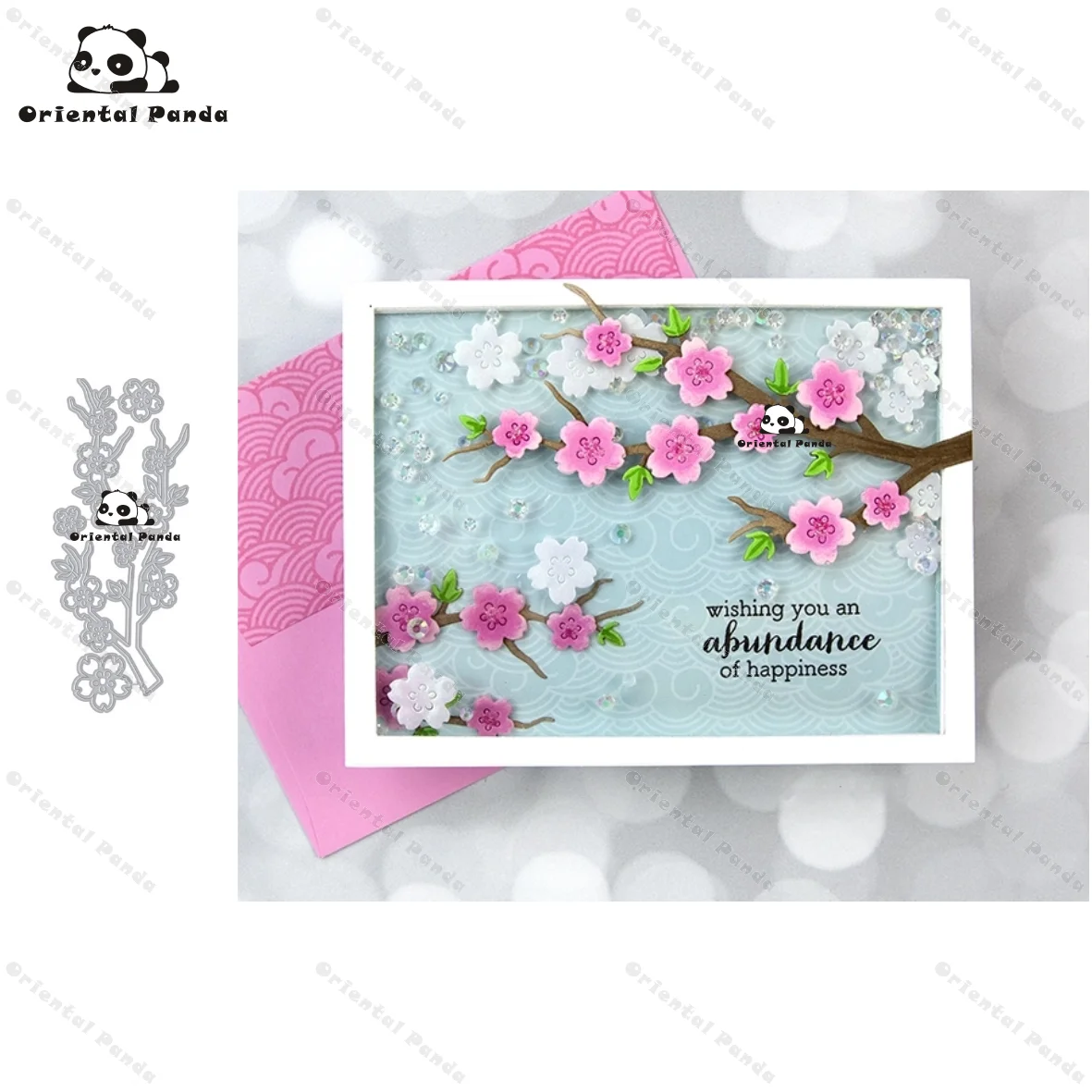 Новые штампы для 2020 Peach blossom металлические резные diy фотоальбома режущие трафарет