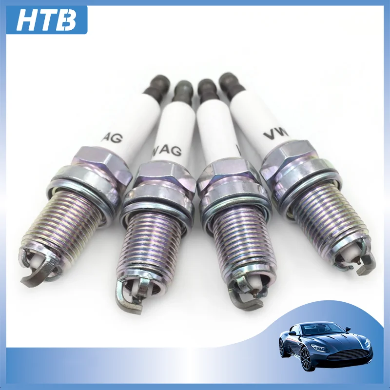 4 шт. 101905621B Иридий-Платина свеча зажигания PFR6W-TG для Audi A5 A6 A8 Q7 4.0L VKB20 XP3923 S5 S8 Volkswagen VW