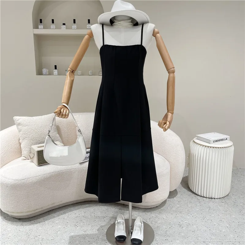 

New Women's Spring Summer 2021 Design split high waist slip dress