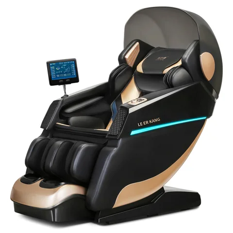 Массажное кресло LEK 988RS с объемным манипулятором, массажное кресло с нулевой гравитацией, Электрическое Массажное кресло для всего тела, массажное кресло для шиацу, кресло с капсулой и Откидывающейся Спинкой