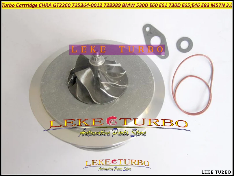 Турбо картридж CHRA GT2260 725364 0012 0015 7789083J 7789083L09 7789081G для BMW 530D E60 E61 730D E65 M57N 3.0L|chra|chra turbo |
