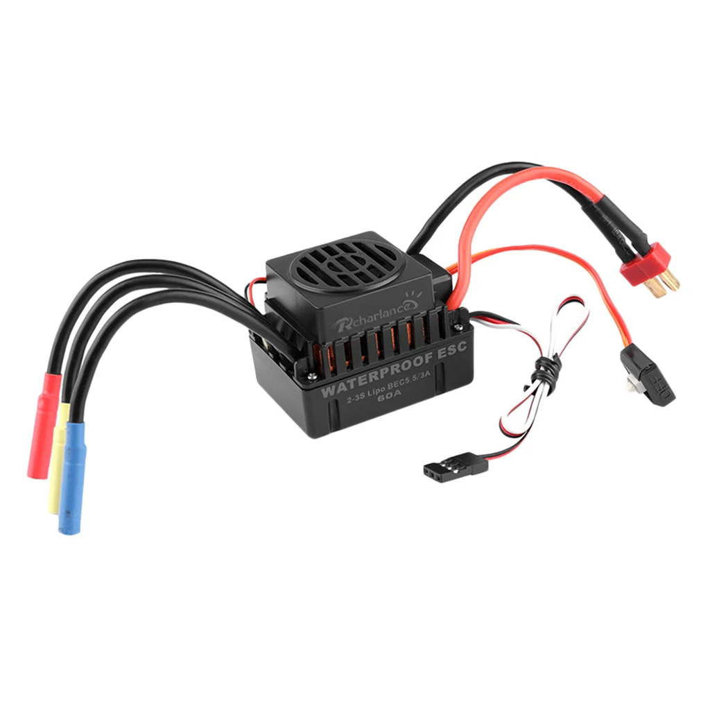 1 шт. 60A бесщеточный ESC 3650 3900kv для / 10 RC автомобиль|Детали и аксессуары| |
