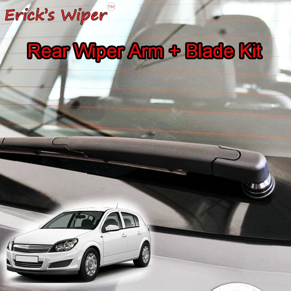 

Erick's Wiper 12" Rear Windshield Windscreen Wiper Arm & Blade Set For Opel Astra H 5 DR Doors 2004 - 2009 Rear Window