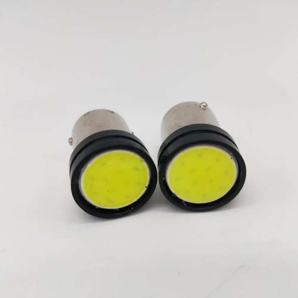 

2 PCS Super Bright car-styling 12V 1156 P21W BA15S COB Crystal lights material