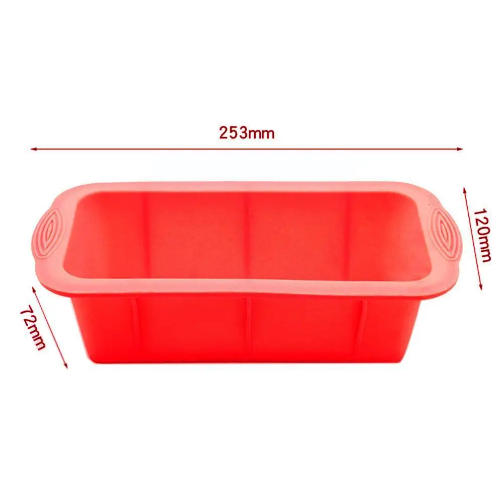 

Rectangular Silicone Bread Pan Mold Bread Toast Candy Form Loaf Mold Baking Tools Pastry Dishes Bakeware PansBaking Tools L0S4