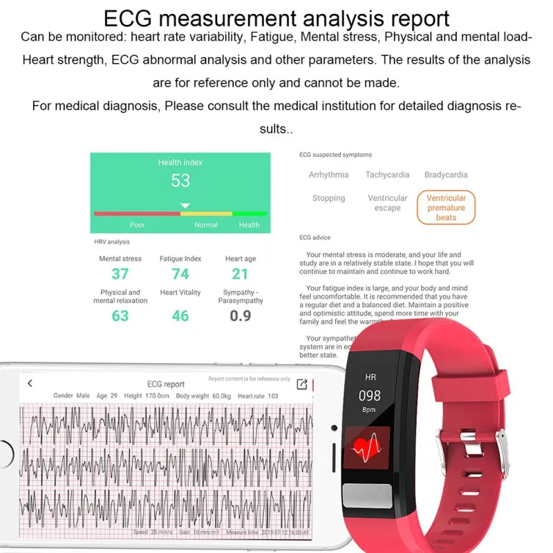 ID115pro цветной экран Водонепроницаемый Смарт Браслет Bluetooth часы спортивный