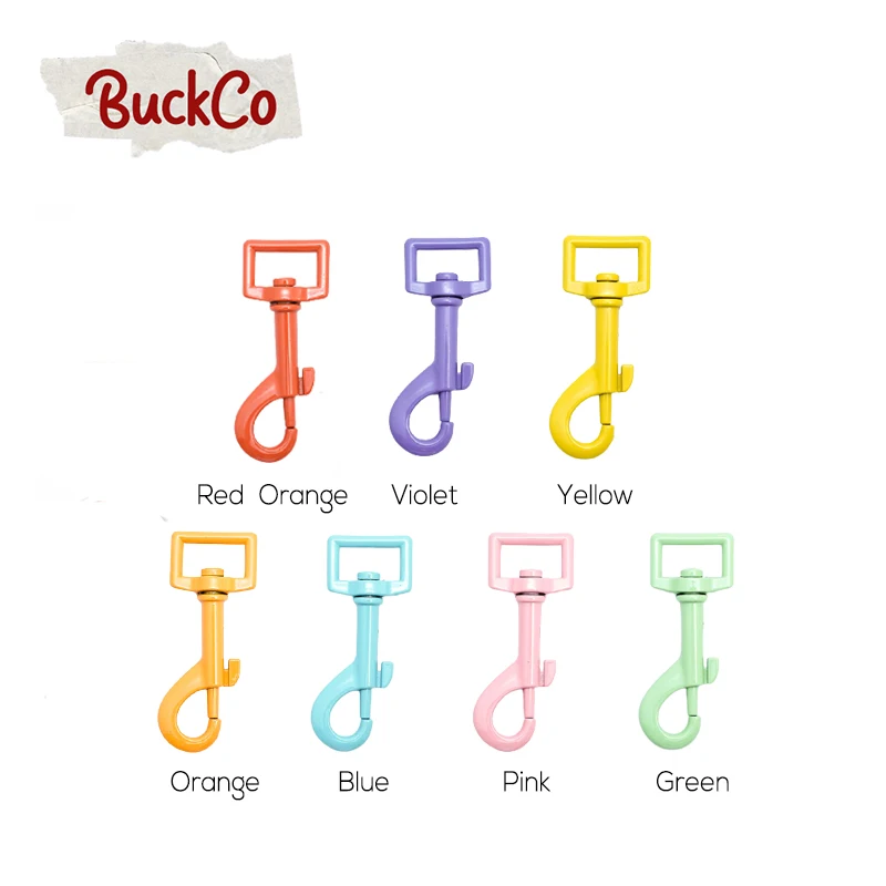 50pcs/lot Metal dog clasp spray paint for 20mm webbing DIY collar leash buckles durable strong zinc alloy 7colours | Дом и сад