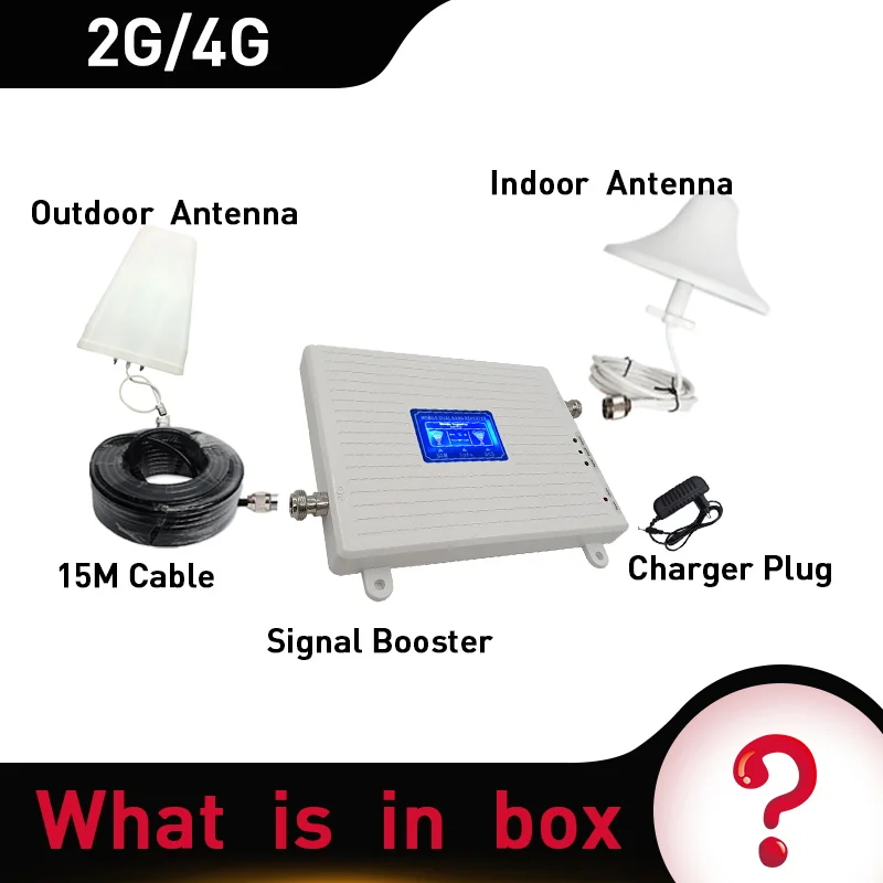 Cena Rosja GSM 900 UMTS 1800 Mhz Dwuzakresowy Wzmacniacz 2G 3G 4G LTE Telefon Komórkowy Wzmacniacz Komórkowy + LPDA/antena Sufitowa