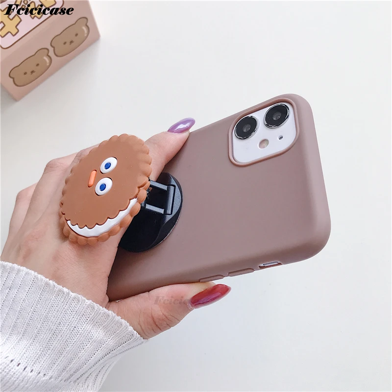 3D Cute Cartoon Cookies Case For Xiaomi Mi Note 10 Lite Holder Cover Redmi 8 T Pro 9 S | Мобильные телефоны и аксессуары
