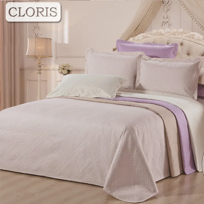 Удобное постельное белье CLORIS Размер 230x250 см наволочки 50x70 Чистый на кровать